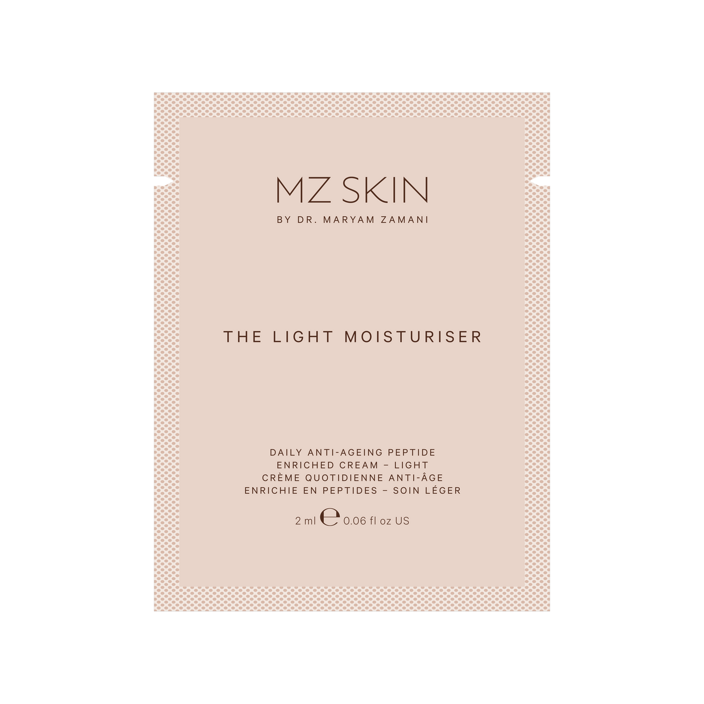 [SAMPLE] LIGHT MOISTURISER 2ML SACHET