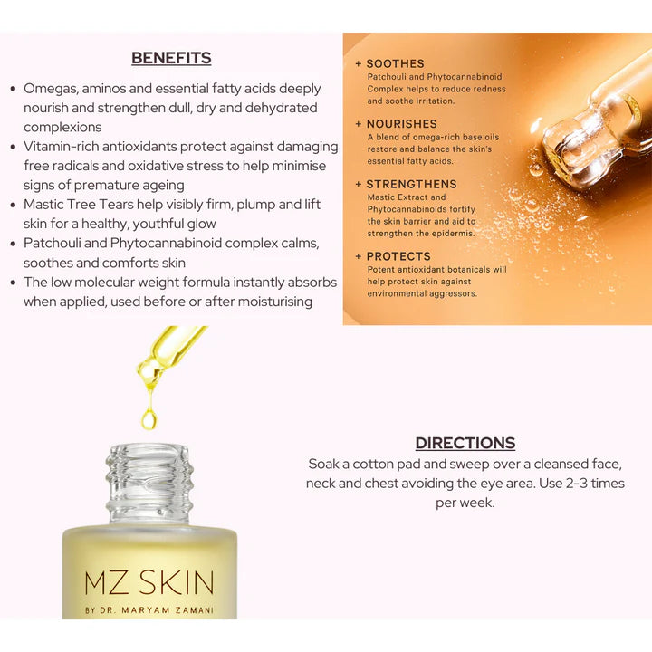 MZSkin Malaysia - Reviving Antioxidant Facial Oil - Nourishing