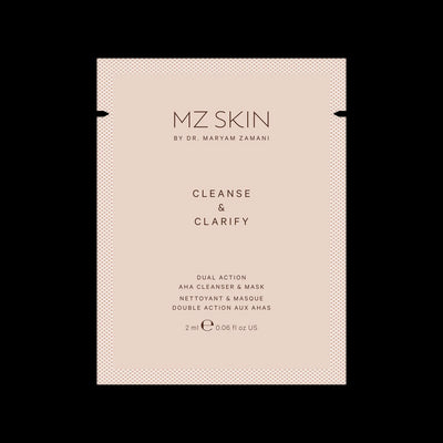 Mzskin Malaysia - Sample Cleanse And Clarify Dual Action Aha Cleanser And Mask 2Ml Sachet