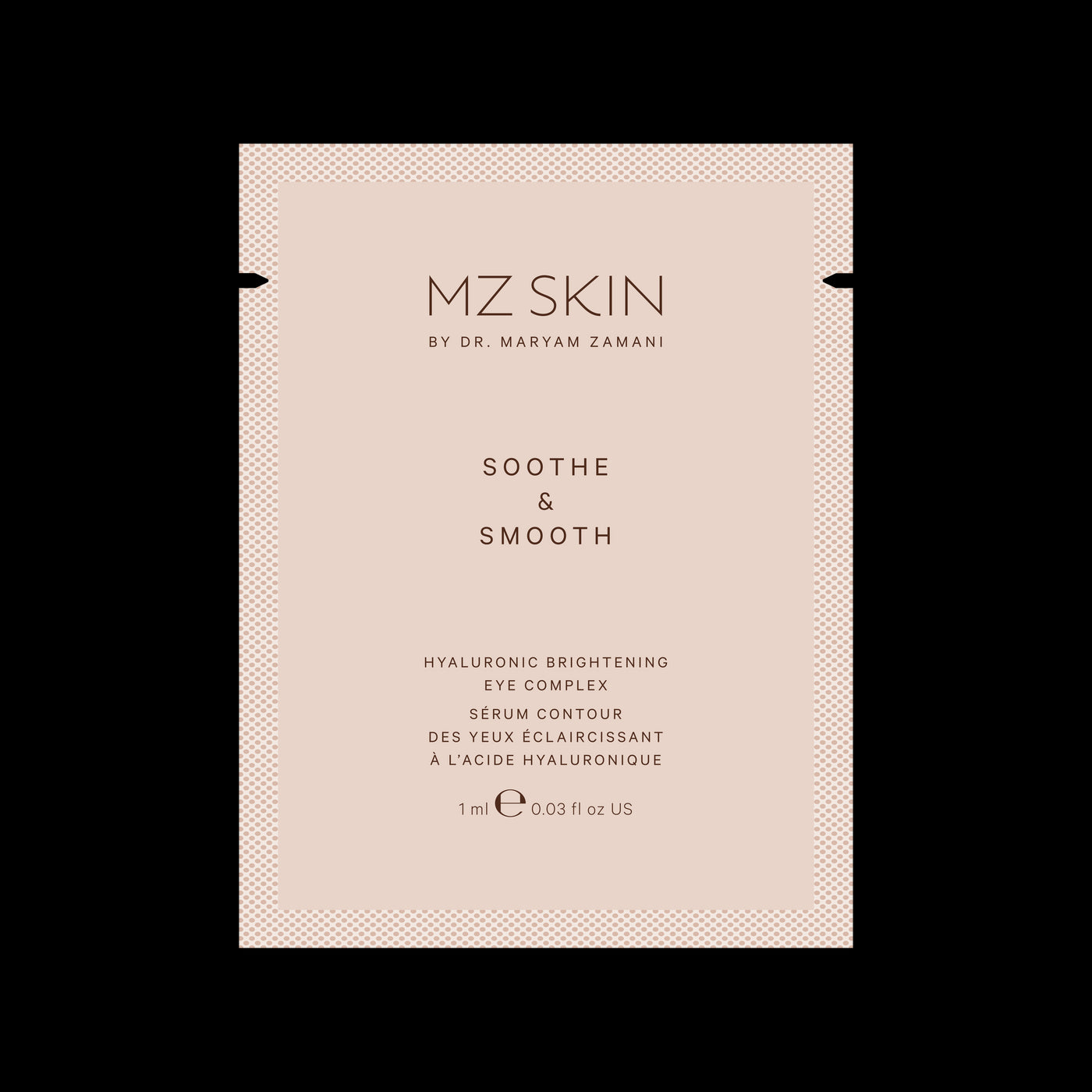 Mzskin Malaysia - Sample Soothe And Smooth Hyaluronic Brightening Eye Complex 1Ml Sachet