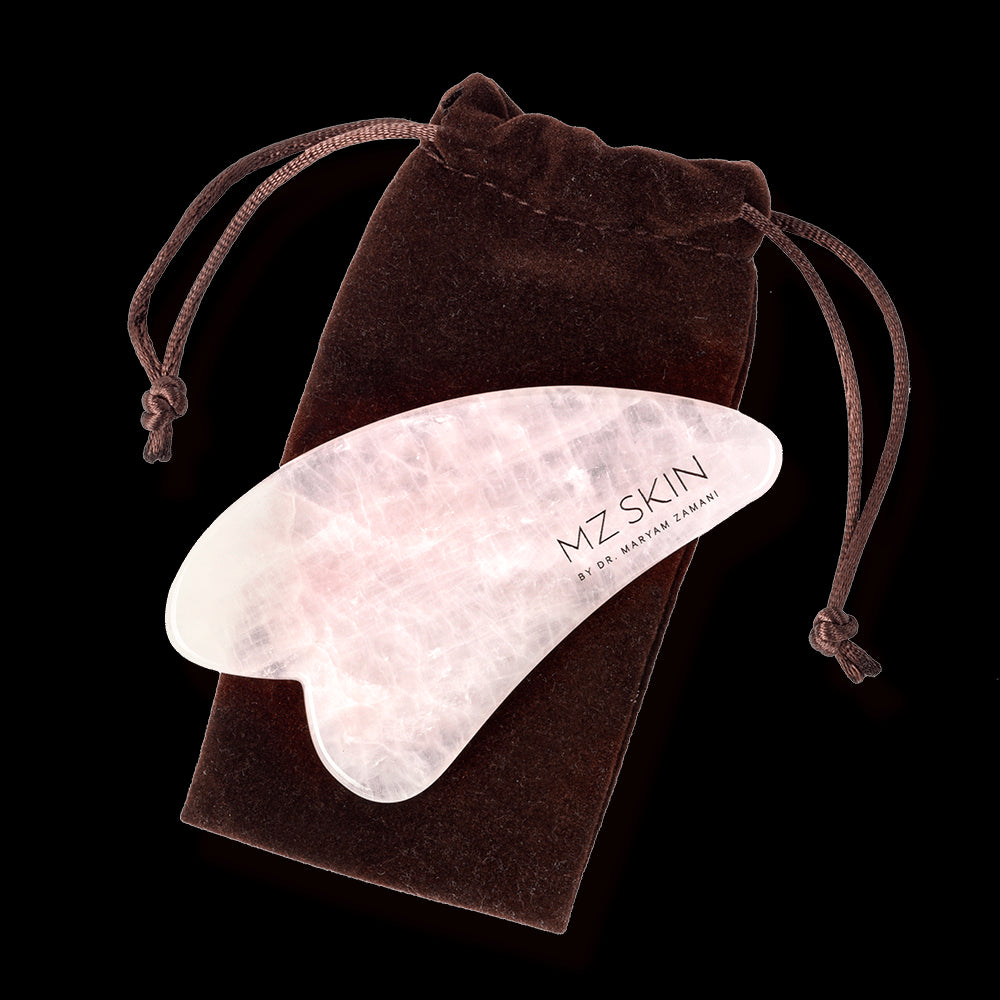 MZSkin Malaysia - Sculpting Rose Quartz Gua Sha - Anti-ageing